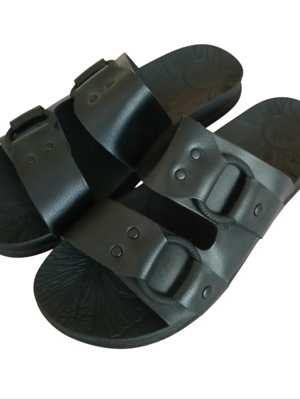 REEF Cushion Vera Cruz Chunky Sandals Women's 7 Black Buckles Neutral Beach